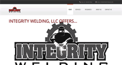 Desktop Screenshot of integritywelds.com
